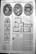 Old Plan House Albans Medallions Loughborough Builder 1894 Architectu Victorian