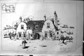 Original Old Antique Print Builder 1894 Architecture House Northwood Briggs