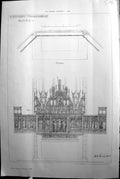Antique Print St. Nicholas Blundellsands Reredos Builder 1894 Architecture 19th