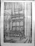 Old Memorial Stalls St. Saviour'S Southwark Blomfield Builder 1894 Ar 19th