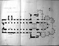 Old Builder 1894 Architecture Ground Plan Tewkesbury Abbey Church Pau 19th