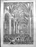 Old Builder 1894 Architecture Tewkesbury Abbey Interior Nave SlaterVictorian