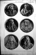 Old Builder 1896 Portrait Medallions Walpole Vandyck Holbein Lely Kne Victorian