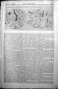 Original Old Antique Print Builder 1896 Sculpture Abbey Dore Bosses Monuments