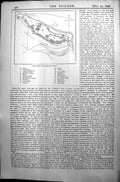 Old Antique Print Block Plan Bamborough Castle Builder 1896 Architecture 19th