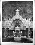 Old Interior Ring-Kirchie Wiesbaden Professor Otzen Builder 1896 Arch 19th