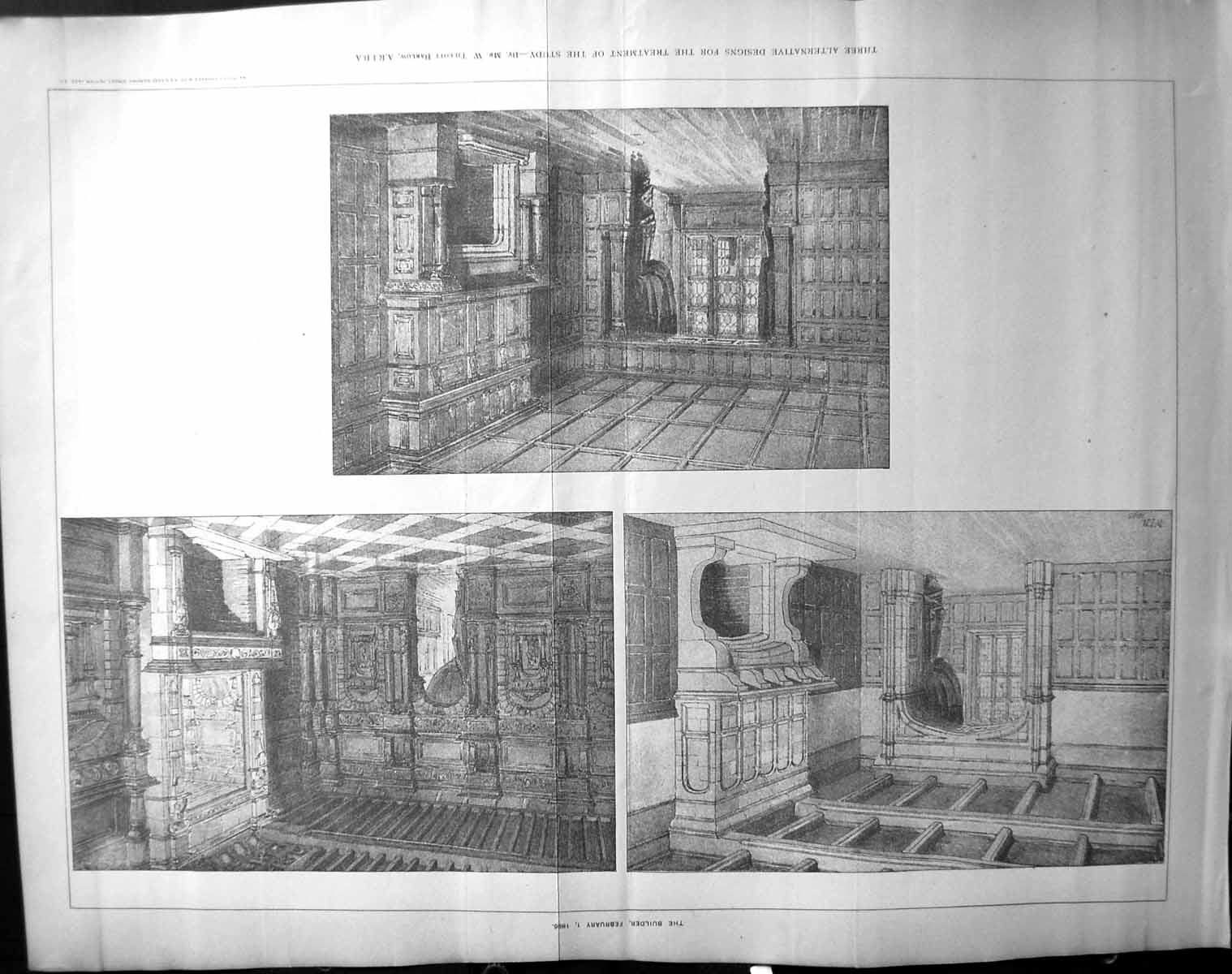 Old Builder 1896 Architecture Design Treatment Study Tillott BarlowVictorian