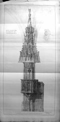 Old Print Builder 1896 Architecture Pulpit St. Albans Church Teddington 19th