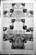 Antique Old Print Builder 1896 Architecture Design Town Church Pieter Rodeck