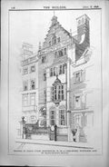 Old 20 James St Buckingham Gate Blanfield Arch Map Tunbridge Wells 1896