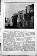 Antique Print Entrance Gate Penshurst Rural Drainage Plan Sewer Stream 1896