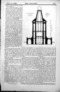 Antique Print Restoration Mausoleum Cross Section Longitudinal Section 1896