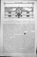Antique Print Weekley Hospital Northampton Drawing R Shekleton Balfour 1896