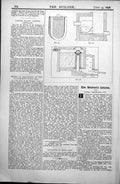 Old Print Rural Drainage Sewers Self Cleansing Flushing Tank Damming 1896 19th