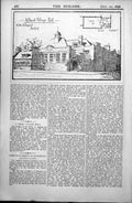 Old Small Village Hall Plan Assembly Hall Acting Room Walter Jaggard1896 19th