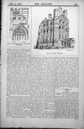 Old Print Diagram Kings College Chapel Cambridge East End Tynemouth 1896 19th