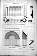 Print Abbey Church St Mary Germain Selby Sedilia Plan Selby Abbey J Twist 1896
