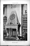 Old Schloss Friedrichs-HPalace Empress Frederick Fire Place PrIhne 1896 19th