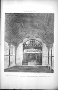 Old Interior New Chapel Springfield East Grinstead A Street Arch 1896 Victorian