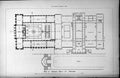 Old Antique Print Plan Ground Floor Museum School Science Liverpool 1896 19th