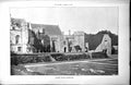 Original Old Antique Print Garden Front Penshurst Kent Building Turrets 1896