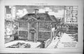 Old Antique Print Design House Hampstead Plan Horace Field Architect 1896 19th
