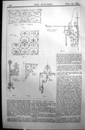 Old Builder 1897 Architecture Italian Screen English Fireplace Weathe Victorian
