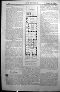 Antique Old Print Builder 1897 Architecture Plan Town House Walter Jaggard 19th