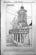 Old Antique Print Builder 1897 Architecture All Saints Church Northampton 19th