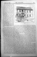 Original Old Antique Print Builder 1897 Architecture House Building Northampton