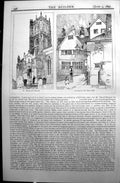Old St. Margaret'S Church Courtyard Town Hall Builder 1897 Architectu Victorian