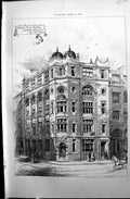 Old National Press Agency Carmelite Street Edwin Hall Builder 1897 Ar Victorian