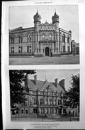 Old Builder 1897 Bristol Architecture Lysaght Offices Dock Queen Squa Victorian