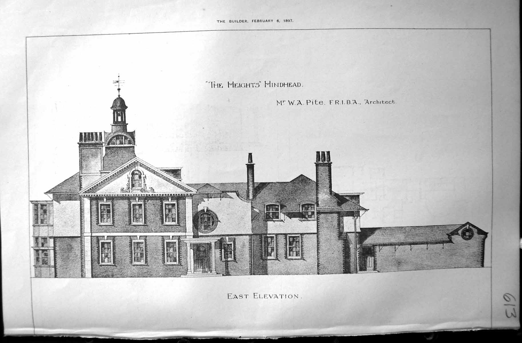 Old Builder 1897 Architecture Heights Hindhead Building Pite Ground P Victorian