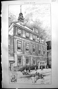 Old House France Street Scene Plan Aston Webb Builder 1897 Architectu Victorian