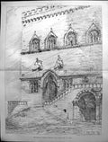 Antique Old Print Palazzo Pubblico Perugia Horsley Builder 1897 Architecture