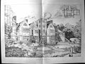 Original Old Antique Print Builder 1897 Architecture Shipton Hall Plan Farmer