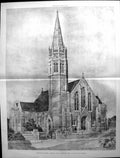 Old Builder 1897 Architecture Wesleyan Chapel Crosby Liverpool DoyleVictorian