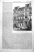 Antique Print Glasgow New Club Messrs Campbell Douglas & Sellars Arch 1898 19th
