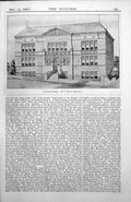Old Antique Print Technical Institute Mr J Murray Robertson Scotland 1898 19th