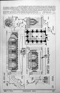 Antique Old Print Glasgow Cathedral Drawings Bishop Blackadders Crypt 1898 19th