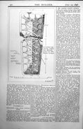 Antique Old Print Sepulchral Slab Rand Lincolnshire St Oswald'S Church 1898