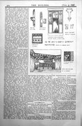 Old Print Arts Crafts Exhibition Manchester Finger Plates Overmantle 1898 19th