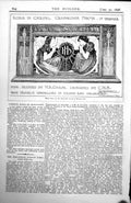 Old Print Altar Chapel Cambridge House Sequoia Designed Chb Quennell 1898 19th