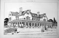 Antique Print Hotel Isle Wight Fs Taylor Architect Exterior Principal 1898 19th