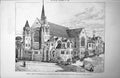 Antique Old Print Beech Grove Congregational Church Newcastle-Upon-Tyne 1898