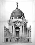 Old Print Chapel Erected Rue Jean Goujon Paris M Guilbert Architect 1898 19th