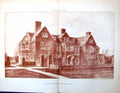 Antique Old Print House At Wokingham Exterior View E Newton Architect 1898