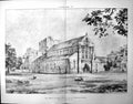 Antique Old Print Lanercost Priory Abbeys Great Britain Exterior View 1898