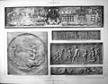 Antique Print Damaged Decorative Bas-Reliefs Rotherhithe Sea-Chariot 1898 19th